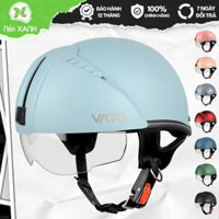 Mũ Bảo Hiểm Nửa Đầu VARO Kính Âm - Nón Bảo Hiểm 1/2 Chính Hãng Dành Cho Nam, Nữ Đi Xe Máy - BH 1 Năm