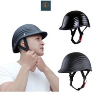 Mũ Bảo Hiểm Nửa Đầu Vỏ Sò Cao Cấp, Siêu Chất, Mũ Bảo Hiểm 1/2