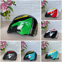 mũ bảo hiểm nửa đầu:có nút thông gió thoáng mát