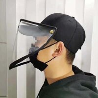 ♘☌【Mũ Bảo Hiểm Phong Cách Nóng Bỏng Chống Lại Các Giọt Nước Phòng Chống Dịch Bệnh Hàn Quốc Cảm Thấy Tương Tự Mũ Bóng Chày Che Mặt Để Bảo Vệ Bản Thân Khỏi Thổi Mũ Cát