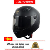 Mũ Bảo Hiểm Royal Fullface M136 - Đen Nhám Size XL