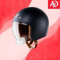 Mũ Bảo Hiểm Royal M139 Kính Âm - ĐEN NHÁM - M