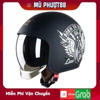 Mũ bảo hiểm Royal M139 kính âm V4 - Mũ bảo hiểm 3/4 dấu kính chính hãng có size, ảnh & clip thật