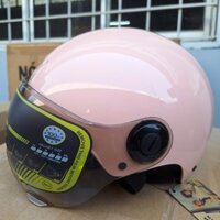 Mũ Bảo Hiểm Royal M162K Nửa Đầu Màu Thời Trang Hợp Nam Nữ, Nón Bảo Hiểm Royal Có Kính Thời Trang BH 12T