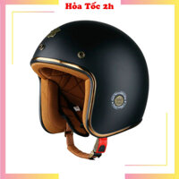 Mũ Bảo Hiểm Royal M20C Ruby Cao Cấp Đen Nhám