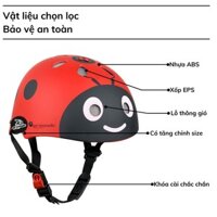 Mũ Bảo Hiểm Scooter Tem Bọ Cánh Cam Cao Cấp - Có Tăng Chỉnh Size - Chính Hãng Varohelmet - BH 1 Năm