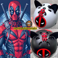 Mũ bảo hiểm siêu nhân Deadpool Trẻ em siêu dễ thương cho bé iu nhà bạn