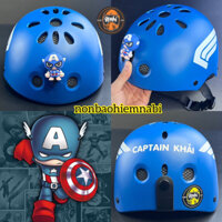 Mũ bảo hiểm siêu nhân trẻ em siêu dễ thương hình Captain America