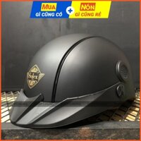 Mũ Bảo Hiểm SOLEX Trơn kết,lưỡi trai  - Lỗ Thông Gió S0046 Napoli - Chính Hãng Cao Cấp