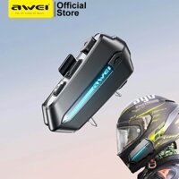 mũ bảo hiểm tai nghe Awei VS-1 không dây bluetooth 5.4 chống ồn ENC cho xe máy hỗ trợ wake make AI