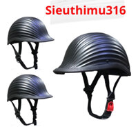 mũ bảo hiểm thời trang kiểu ngựa sò đang hốt