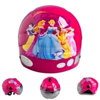 Mũ bảo hiểm trẻ em BKtec - BK14 Đào Disney - Dành cho bé từ 5 đến 10 tuổi, bé nặng dưới 30kg - Vòng đầu từ 52-54cm