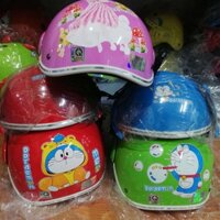 Mũ Bảo Hiểm Trẻ Em Có Kính Từ 5 đến 10 Tuổi Hình Siêu Nhân Công Chúa Tặng Chong Chóng Tặng Stiker Labubu