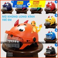 MŨ BẢO HIỂM TRẺ EM KHỦNG LONG 3~6 Tuổi và 7~12 Tuổi CÓ KÍNH CỰC ĐẸP ( Hình Ảnh Gốc )