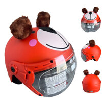 Mũ Bảo Hiểm Trẻ Em Siêu Đáng Yêu - Dành Cho Bé Từ 2 Đến 5 Tuổi - Bé Nặng Dưới 18Kg - V&S Helmet - VS103KS - Gấu