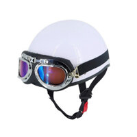 Mũ bảo hiểm trơn 1/2,nón bảo hiểm nửa đầu màu sơn, tai mèo,giá rẻ nhiều màu nam nữ siêu cute có tem CR công ty