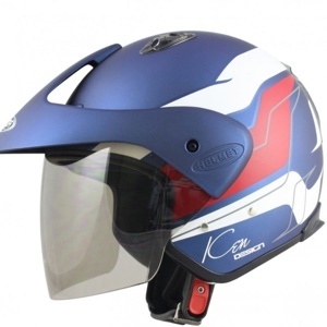 Mũ bảo hiểm trơn kèm kính Andes 306E