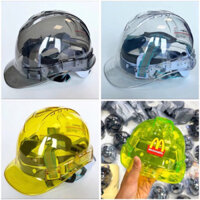 Mũ Bảo Hiểm Trong Suốt Chất Liệu ABS Chống Va Đập ,Chống Tia UV