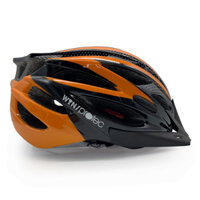 Mũ bảo hiểm xe đạp người lớn, nón bảo hiểm xe đạp tiêu chuẩn Châu Âu Protec Win 002 màu mới năng động, trẻ trung, cá tính. - Đen- cam bóng