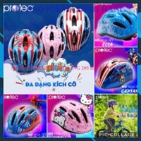 Mũ bảo hiểm xe đạp protec cho bé,từ 1-12 tuổi , trượt patin , nón bảo hộ , nhẹ thoáng mát mùa hè