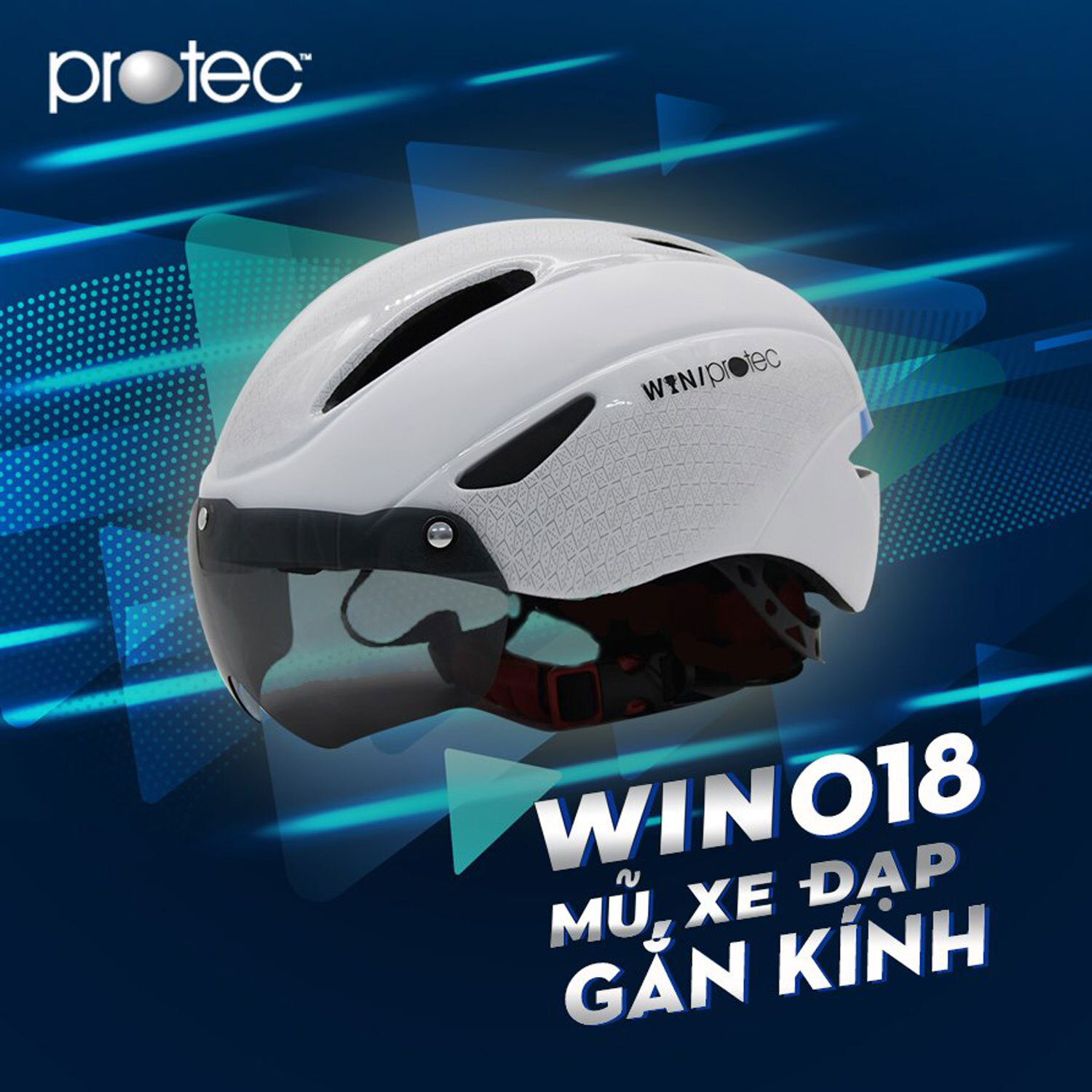 Mũ bảo hiểm xe đạp Protec WIN 018