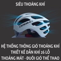 Mũ Bảo Hiểm Xe Đạp Thể Thao Chính Hãng Có Kính / Nón Bảo Hiểm Xe Đạp Thể Thao Siêu Nhẹ Kính Âm Bên Trong, Thoáng Khí.