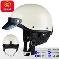 Mũ bảo hiểm xe máy cổ điển Nhật Bản Unisex Xe máy điện an toàn nửa mũ bảo hiểm