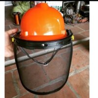 Mũ Bảo Hộ Cắt Cỏ mặt lưới Để Cắt Cỏ Hàn Mài Cưa Cây Xịt Thuốc (loại đẹp)