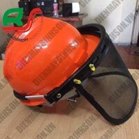 Mũ bảo hộ cắt cỏ mặt lưới
