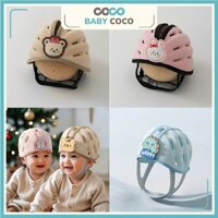 Mũ Bảo Hộ Cho Bé Phong Cách Hàn Quốc Siêu Nhẹ Thoáng Khí Để Bé Tập Bò, Tập Đi