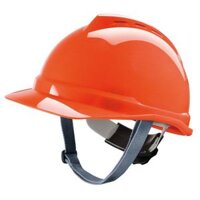 Mũ bảo hộ lao động 3M Mỹ núm vặn xốp màu vàng cam