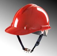 Mũ bảo hộ lao động TD không núm vặn màu đỏ
