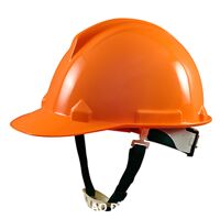 Mũ bảo hộ lao động Thùy Dương núm vặn màu vàng cam