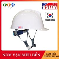 Mũ bảo hộ mặt tròn kiểu SSEDA hàng Việt Nam có lót xốp cách nhiệt chống nóng nhựa ABS siêu cứng,