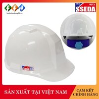 Mũ bảo hộ mặt vuông kiểu SSEDA hàng Việt Nam có lót xốp cách nhiệt chống nóng nhựa ABS siêu cứng