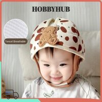 Mũ bảo vệ đầu cho bé HOBBYHUB, Mũ an toàn cho trẻ tập đi 1-3T thoáng khí, Mũ bảo hiểm chống va chạm mùa hè cho bé Ngăn ngừa chấn thương Mũ bảo hiểm học tập