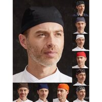 Mũ Baotou thương hiệu Chulele, mũ đầu bếp nhà hàng phương Tây, mũ phục vụ, mũ nữ, khăn choàng đầu có ruy băng cướp biển