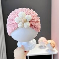 Mũ Bé Mùa Đông Mũ Cho Bé Plus Nhung Mũ Dày Không Xương Ấn Độ Mũ Dày Dày Ấm Áp Chống Gió Fontanel