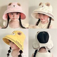 Mũ Bé Tai Gấu Dễ Thương Chống Tia Cực tím Mũ Chống Nắng-Baby Mũ Đi Biển