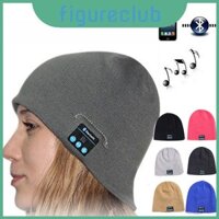 Mũ beanie mềm ấm áp Mũ thông minh Bluetooth có bộ tai nghe không dây và loa Mic