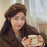 Mũ beret họa sĩ mũ nồi bánh tiêu đẹp cho nữ phong cách Hàn Quốc dễ thương - MBR001
