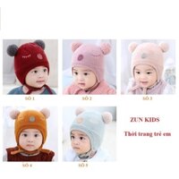 Mũ bịt tai len ZUNKIDS