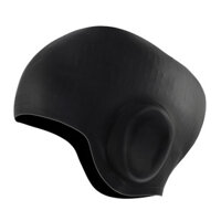 Mũ Bơi Che Tai Kiêm Tóc Dài (2 trong 1) Chính Hãng WAVE – Màu Đen