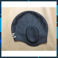 Mũ bơi che tai Whale 3D Silicon bảo vệ tóc và tai KHỞI NGUYÊN