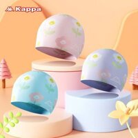 Mũ bơi trẻ em Kappa silicone mềm họa tiết hoạt hình dễ thương chống thấm nước và chống trượt