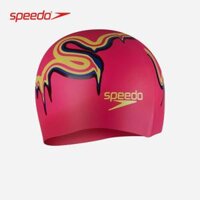 Mũ bơi trẻ em Speedo Slogan Prt - 8-0838615957 - PINKBLUE - FREESIZE