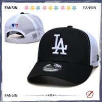 Mũ bóng chày FANSIN, Mũ chống nắng thoáng khí bằng sợi lưới, Mũ Snapback thêu LA thông thường dành cho nam nữ