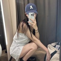 Mũ bóng chày giải trí thương hiệu niche hợp thời trang RR thêu hình con vịt che nắng đa năng dành cho nữ