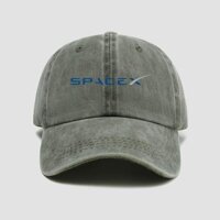 Mũ bóng chày logo SpaceX, mũ unisex mới, mũ mỏ vịt thời trang JUCK