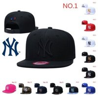 Mũ bóng chày nóng venta20 Phong cách MLB NY Mũ phẳng thêu Mũ tròn Hip Hop WSva ZK4Xjtecjyeb